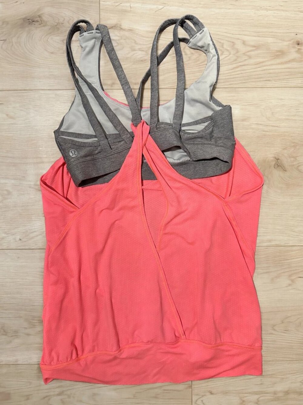 Lululemon Nouveau Limits Tank Raspberry Glo Open Back Size 6